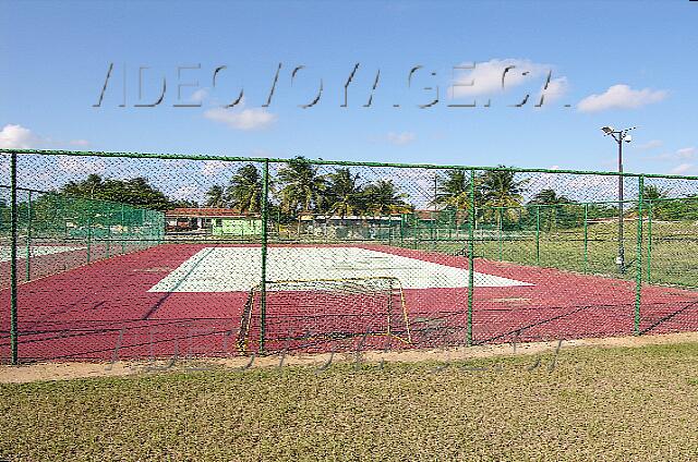 Cuba Santa Lucia Brisas Santa Lucia Un des terrains avec des filets de mini-soccer.
