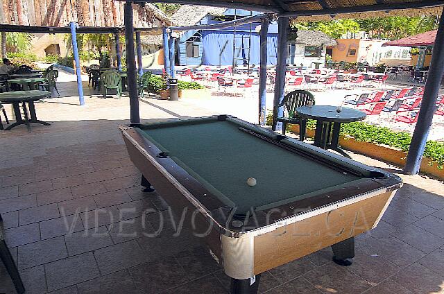 Cuba Santa Lucia Club Amigo Caracol A pool table near the stage show.