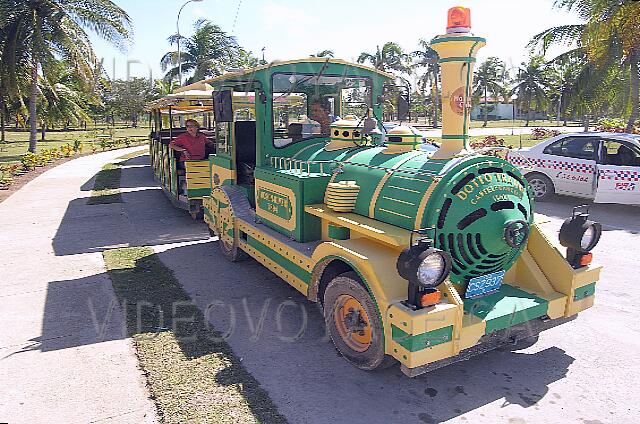 Cuba Santa Lucia Club Amigo Caracol The train goes around hotels for 2CUC. It passes in front of the hotel.