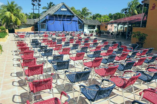 Cuba Santa Lucia Club Amigo Caracol The space show the day. The chiringuito bar on the right.