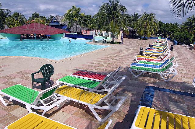 Cuba Santa Lucia Club Amigo Caracol Many chairs.