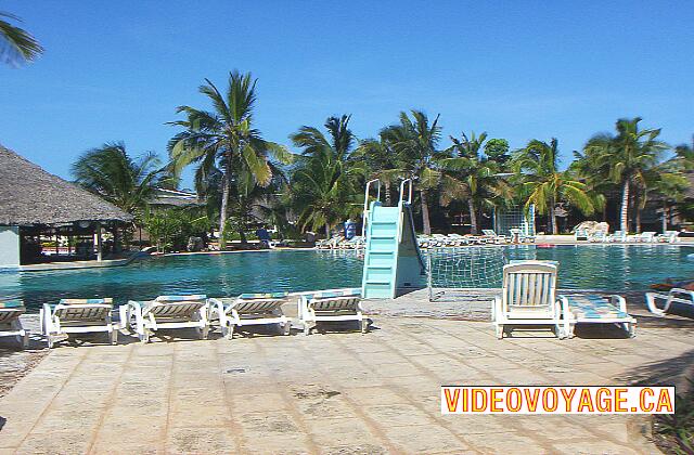 Cuba Santa Lucia Gran Club Santa Lucia There is a water slide and a water polo net.