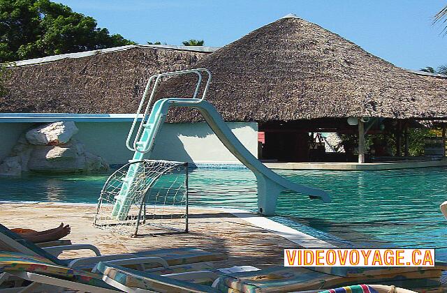 Cuba Santa Lucia Gran Club Santa Lucia The slide and water polo net.