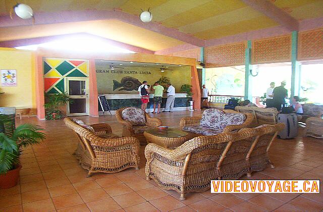 Cuba Santa Lucia Gran Club Santa Lucia The lobby with reception at the bottom.