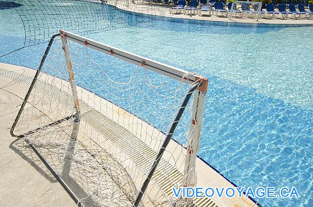 Cuba Cayo Santa Maria Husa Cayo Santa Maria Waterpolo of nets in the main pool of the Beach section.