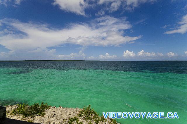 Cuba Cayo Santa Maria Villa Las Brujas La mer devant le restaurant