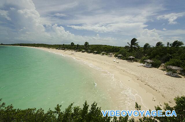 Cuba Cayo Santa Maria Villa Las Brujas Pas d'algue sur une grande distance, pas de récif.