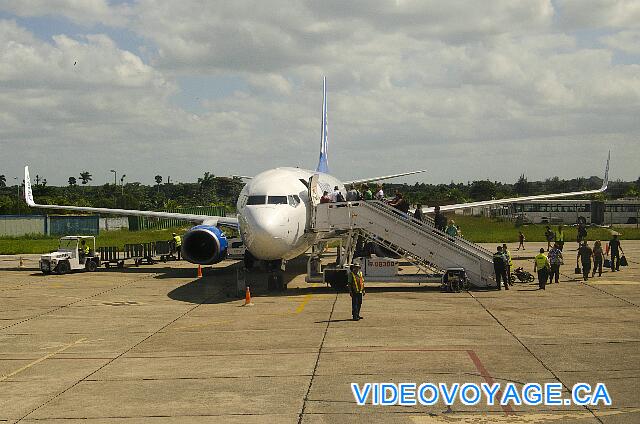 Cuba Cayo Santa Maria Villa Las Brujas L'embarquement dans l'avion