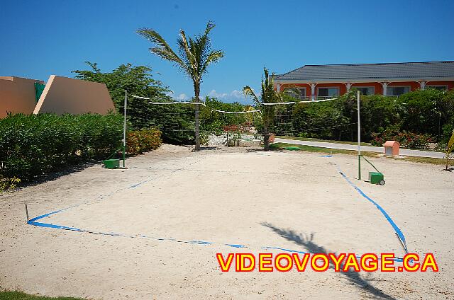 Cuba Cayo Santa Maria Melia Las Dunas A volleyball net near the amusement center.