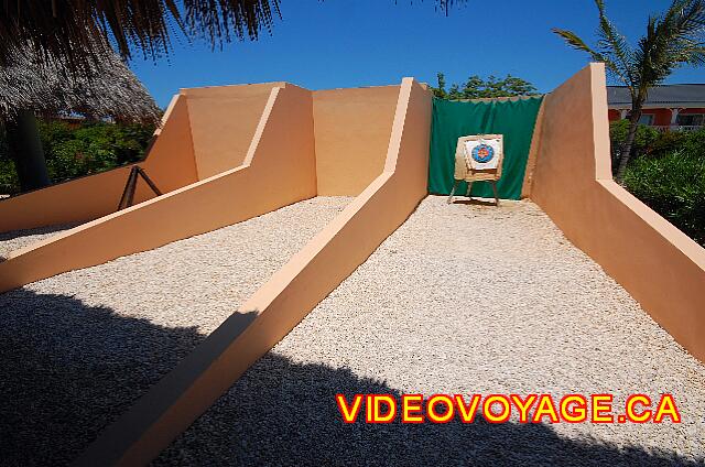 Cuba Cayo Santa Maria Melia Las Dunas The archery at the amusement center.