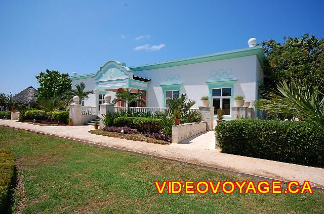 Cuba Cayo Santa Maria Melia Las Dunas The front of the gym which is located between the two hotels Melia west of the site.