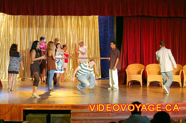 Cuba Cayo Santa Maria Melia Las Dunas Some evenings with entertainment.