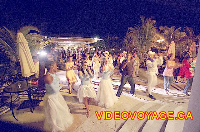 Cuba Cayo Santa Maria Melia Las Dunas The animation dance with customers on the Cuban music.