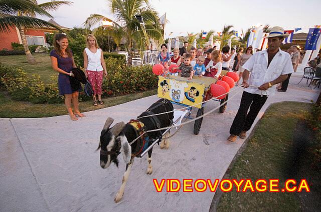 Cuba Cayo Santa Maria Melia Las Dunas A walk for children during the Cuban party.