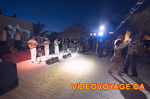 Cuba Cayo Santa Maria Melia Las Dunas Dance for the Cuban evening.