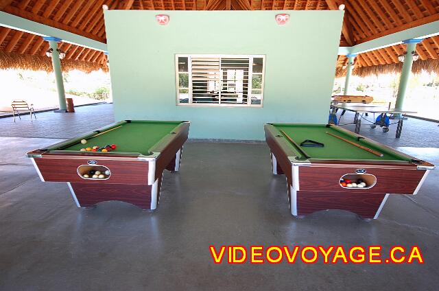 Cuba Cayo Santa Maria Melia Las Dunas El centro de diversiones. Mesas de billar.