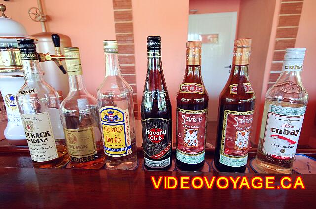 Cuba Cayo Santa Maria Melia Las Dunas Some local and international drinks.