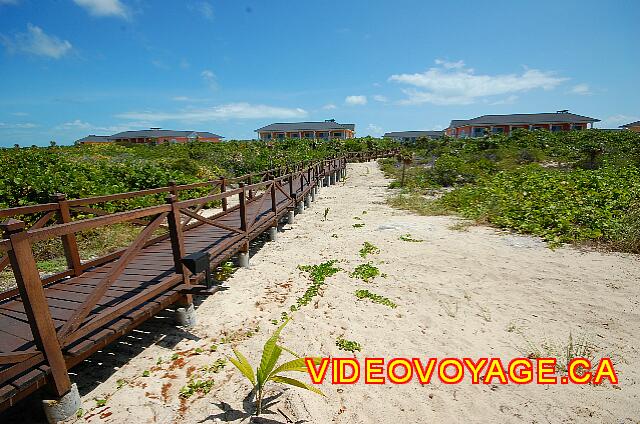 Cuba Cayo Santa Maria Melia Las Dunas El camino hacia el este del sitio.