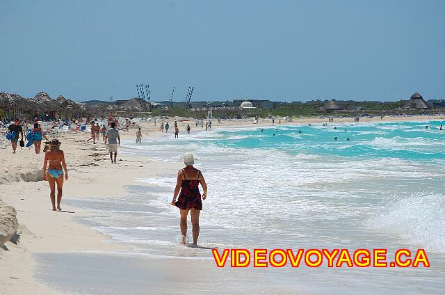 Cuba Cayo Santa Maria Melia Las Dunas A day with the yellow flag, but swimming is still safe.