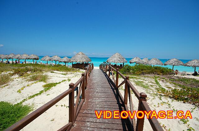 Cuba Cayo Santa Maria Melia Las Dunas In a length of less than 100 meters. Here, one of the resort center.