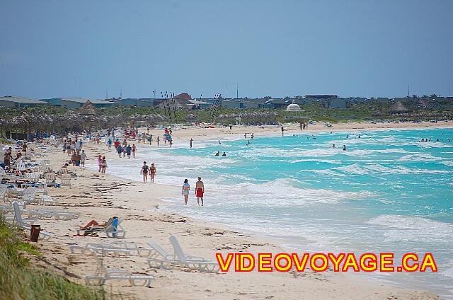 Cuba Cayo Santa Maria Melia Las Dunas Bathers can go more than 150 meters from the edge with water shoulders.