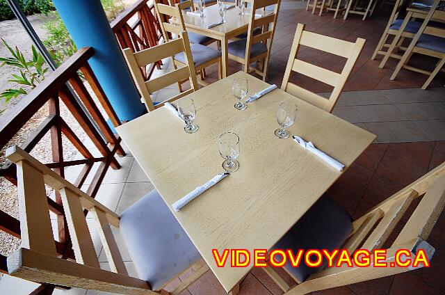 Cuba Cayo Santa Maria Melia Las Dunas The presentation of the tables the day.