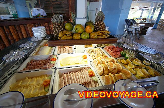 Cuba Cayo Santa Maria Melia Las Dunas With fruit, cold meats and cheeses.