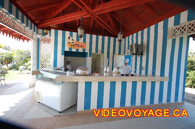 Cuba Cayo Santa Maria Melia Las Dunas The ice cream counter at the site center.