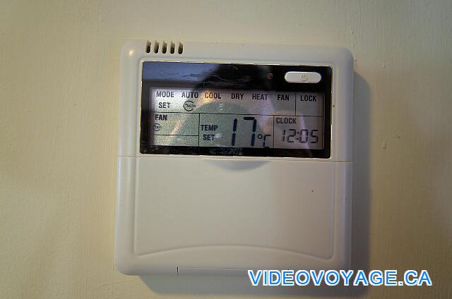 Cuba Cayo Santa Maria Melia Buenavista The thermostat for air conditioning