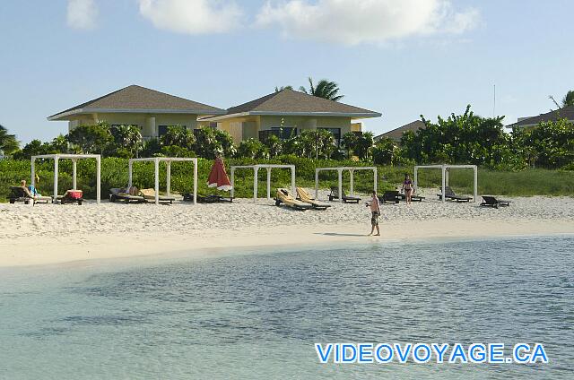 Cuba Cayo Santa Maria Melia Buenavista Some chairs on the beach