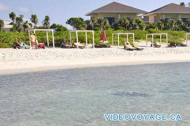 Cuba Cayo Santa Maria Melia Buenavista Some chairs on the beach