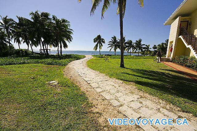 Cuba Cayo Santa Maria Melia Buenavista The way to get to the beach Matamoros.