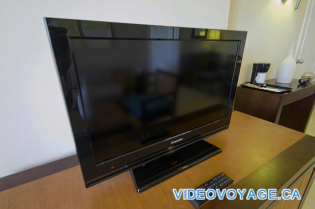 Cuba Cayo Santa Maria Playa Cayo Santa Maria An HDTV in the living room