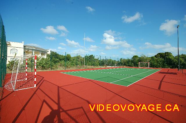 Cuba Cayo Santa Maria Iberostar Ensenachos Unlighted soccer field.