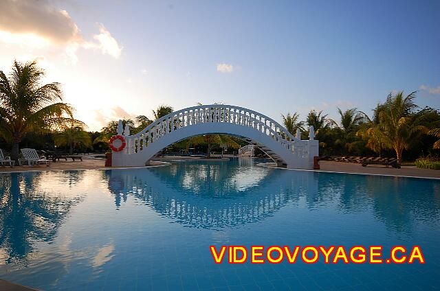 Cuba Cayo Santa Maria Iberostar Ensenachos The bridge in the morning.