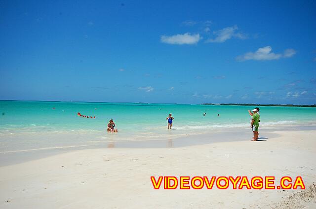 Cuba Cayo Santa Maria Iberostar Ensenachos La primera vista de la playa, un color único.