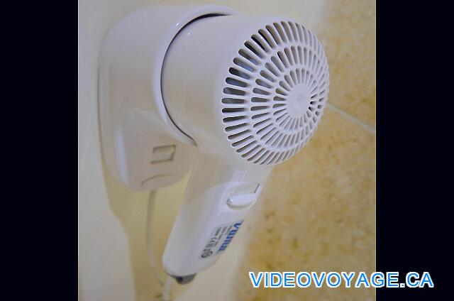 Cuba Cayo Santa Maria Iberostar Ensenachos The hair dryer for disabled people has no power converter.