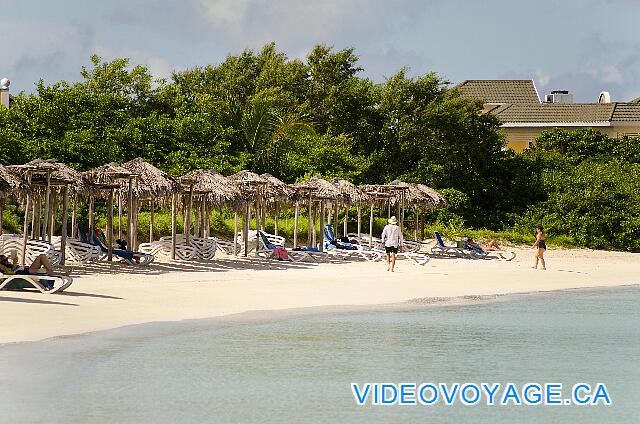 Cuba Cayo Santa Maria Iberostar Ensenachos La fin de la plage Megano du coté ouest, les chambres dans les batiments 39 et 40 sont à moins de 50 mètres de la plage.