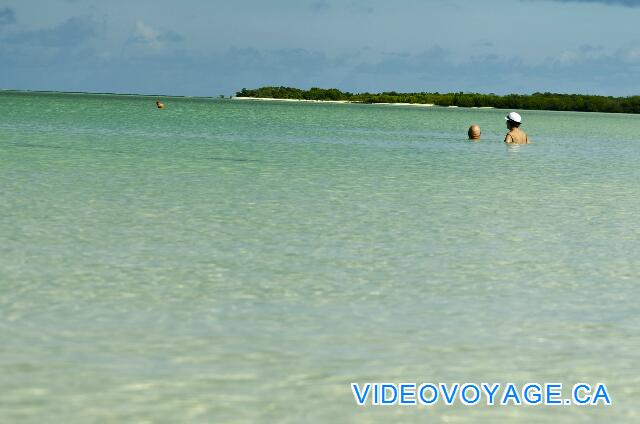 Cuba Cayo Santa Maria Iberostar Ensenachos Very calm sea, the waves and the wind from the east are usually cut by the bay, but occasionally north wind in January can reveal the waves.