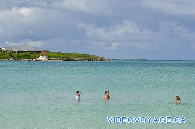 Cuba Cayo Santa Maria Iberostar Ensenachos At more than 250 meters from the edge, there are algae zones.