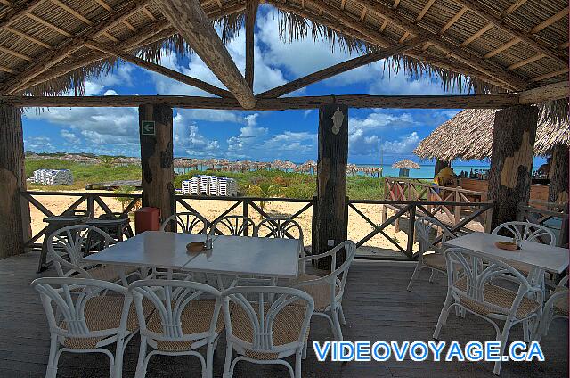 Cuba Cayo Santa Maria Iberostar Ensenachos A view of the beach from the restaurant