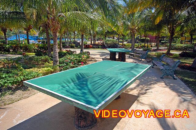 Cuba Cayo Santa Maria Sol Cayo Santa Maria Ping-pong tables.