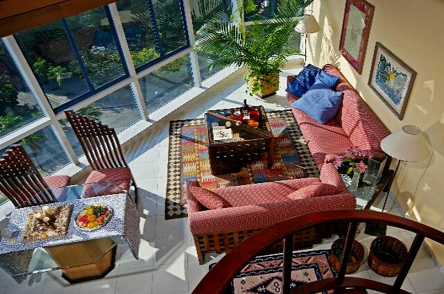 Cuba Santiago de Cuba Melia Santiago de Cuba Vista superior de las escaleras.