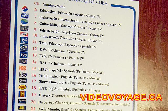 Cuba Santiago de Cuba Melia Santiago de Cuba Los canales disponibles no son HD.