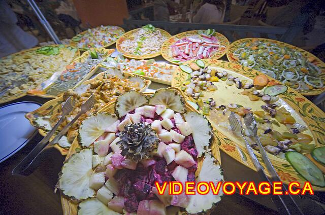 Cuba Santiago de Cuba Melia Santiago de Cuba Different salads and vegetables.