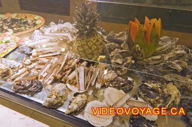 Cuba Santiago de Cuba Melia Santiago de Cuba Different mussels and other seafood.