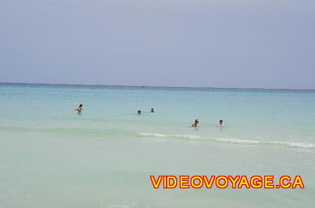 Cuba Varadero Barcelo Arenas Blancas Les clients peuvent s'éloigner à plus de 150 mètres du bord de l'eau.