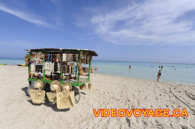 Cuba Varadero ROC Arenas Doradas On the beach you can buy clothes, hat, jewelry, ...