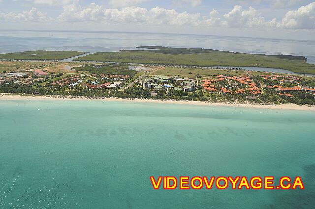 Cuba Varadero ROC Arenas Doradas Un vue aérienne de la plage, aucune algue en vue!