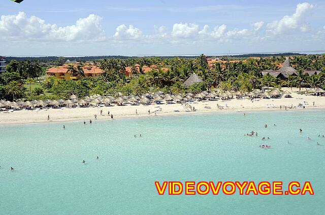 Cuba Varadero ROC Arenas Doradas Un vue aérienne de la plage de l'hôtel.